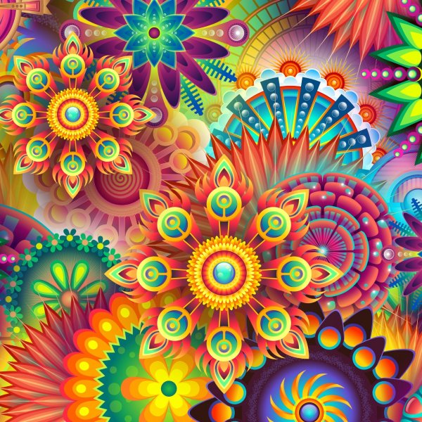 Floral Abstrack Illusion