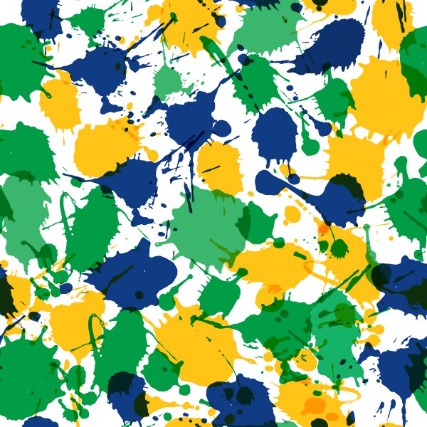 Brazil color seamless pattern