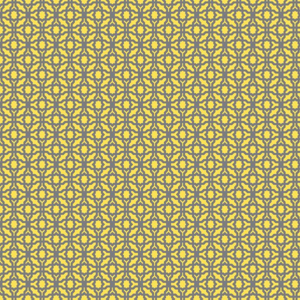 Geometrik sarı ve gri renklerde desen