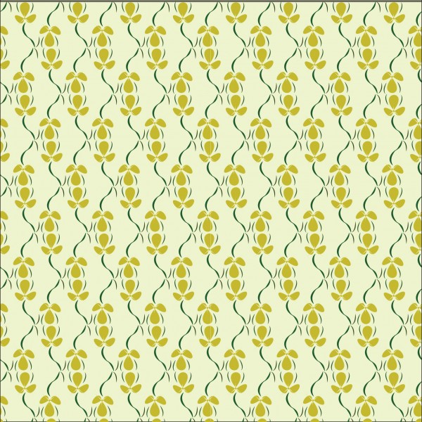 Mustardtripleflowerprint