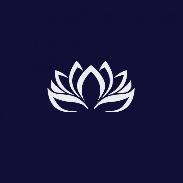 Semboller - Lotus Çiçeği Lacivert