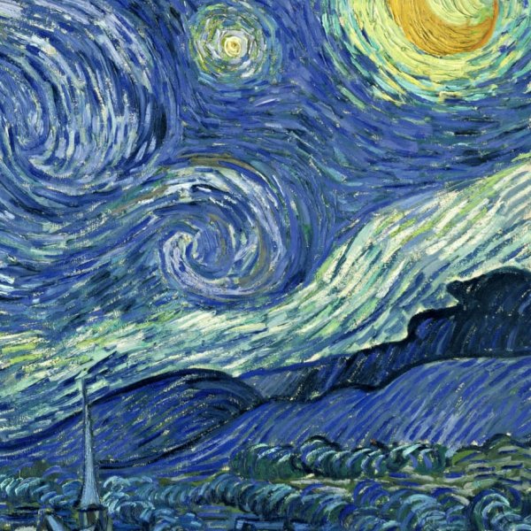 Van Gogh Yıldızlı Gece 1