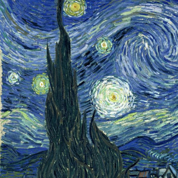 Van Gogh Yıldızlı Gece 2