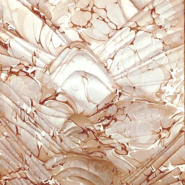 Ebru - Rose marble