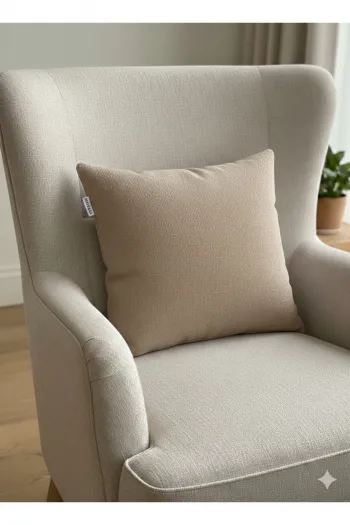 Retro Desenli Dekoratif Kırlent Kılıfı İçi Dolu 50x50-30x50 cm – Fermuarlı, 2’li Set