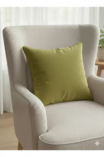 Retro Desenli Dekoratif Kırlent Kılıfı İçi Dolu 50x50cm – Fermuarlı