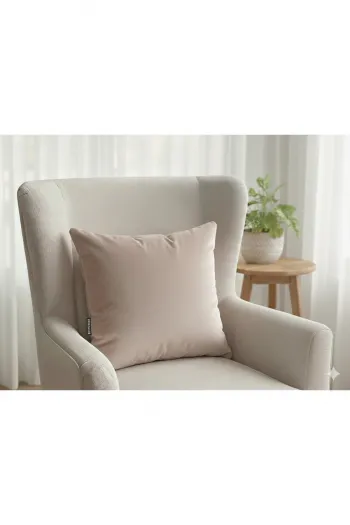 Retro Desenli Dekoratif Kırlent Kılıfı İçi Dolu 50x50cm – Fermuarlı