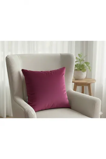 Retro Desenli Dekoratif Kırlent Kılıfı İçi Dolu 50x50cm – Fermuarlı