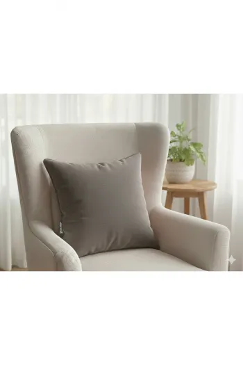 Retro Desenli Dekoratif Kırlent Kılıfı İçi Dolu 50x50cm – Fermuarlı