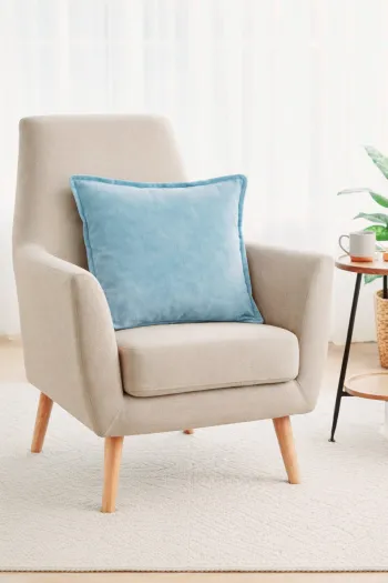 Parlak Kadife Dekoratif Kırlent – Fermuarsız 45x45 Premium Yastık Kılıfı