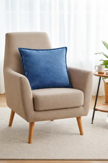 Parlak Kadife Dekoratif Kırlent – Fermuarsız 45x45 Premium Yastık Kılıfı