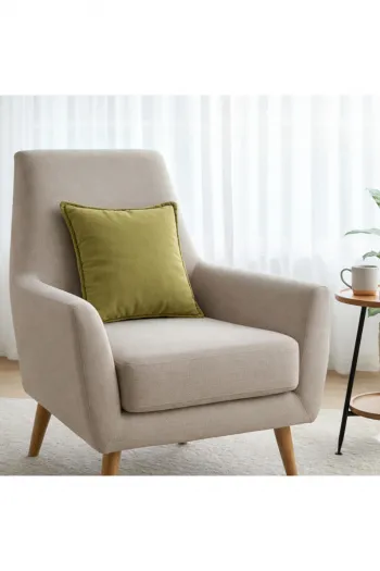 Parlak Kadife Dekoratif Kırlent – Fermuarsız 45x45 Premium Yastık Kılıfı