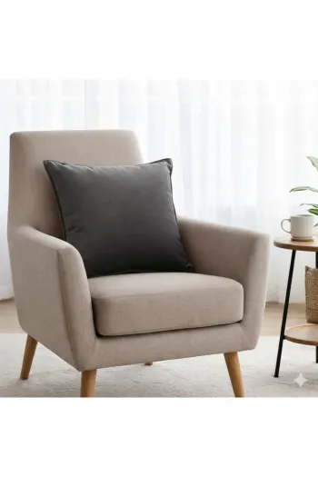 Parlak Kadife Dekoratif Kırlent – Fermuarsız 45x45 Premium Yastık Kılıfı