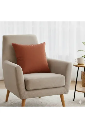 Parlak Kadife Dekoratif Kırlent – Fermuarsız 45x45 Premium Yastık Kılıfı