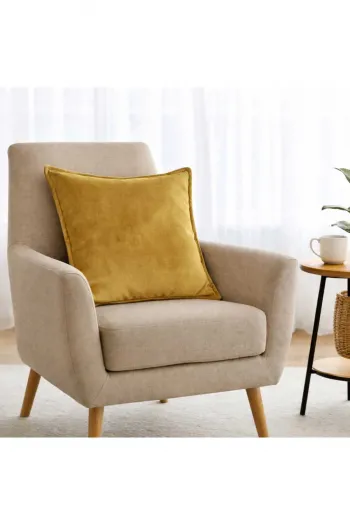 Parlak Kadife Dekoratif Kırlent – Fermuarsız 45x45 Premium Yastık Kılıfı