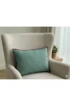 Retro Dokulu Dekoratif Kırlent Kılıfı İçi Dolu 45x45-30x45 cm – 2’li Set