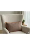 Retro Dokulu Dekoratif Kırlent Kılıfı İçi Dolu 45x45-30x45 cm – 2’li Set