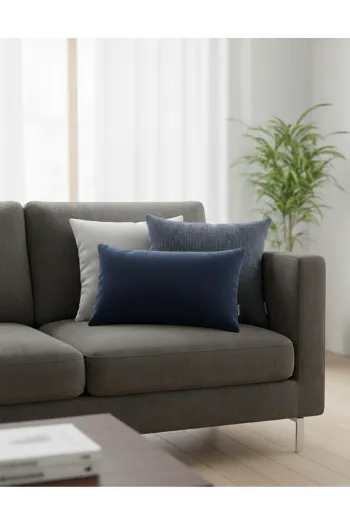 LADİN Balance 3’lü Dekoratif Kırlent Yastık Seti – Doğal Dokulu/Geometrik Kombin