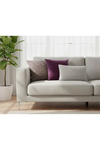 LOFT Balance 3’lü Dekoratif Kırlent Yastık Seti – Doğal Dokulu/Geometrik Kombin