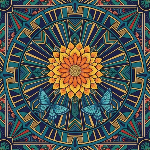 Sanatsal  desenli  tasarım