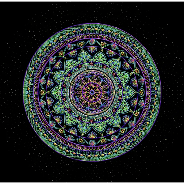 Neon Mandala 2