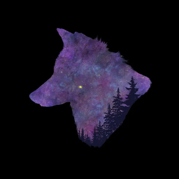 Wolf galaxy scene