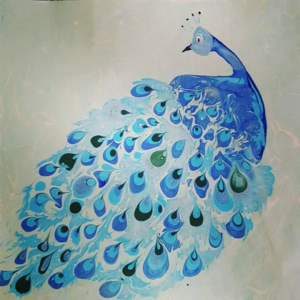 Ebru art by Mai Hatti(Hatice Türkergin)