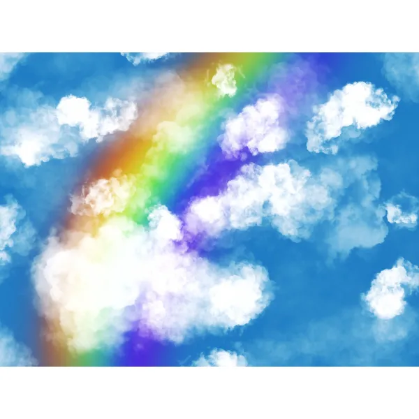 Cloudy rainbow