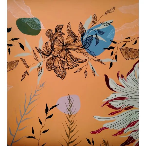 Çizgisel çiçek by Mai Hatti(Hatice Türkergin)