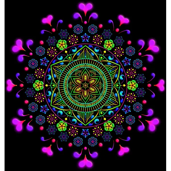 Neon Mandala