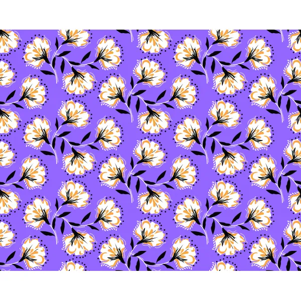 Floral vector pattern