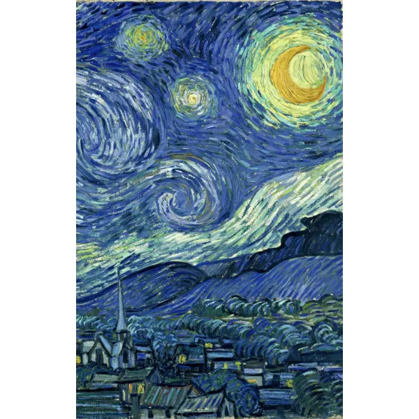 Van Gogh Yıldızlı Gece 1