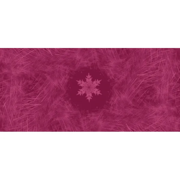 Pink snowflake